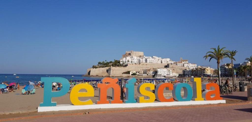 Atico-Duplex En Urb. Penismar En 1ª Linea De Playa Appartement Peñíscola Buitenkant foto
