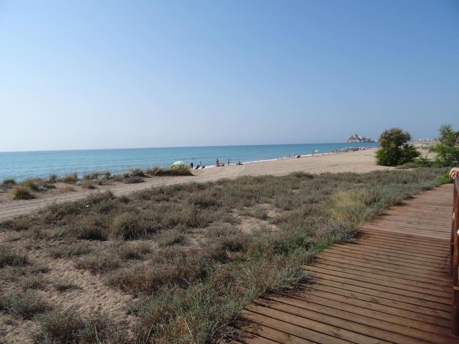 Atico-Duplex En Urb. Penismar En 1ª Linea De Playa Appartement Peñíscola Buitenkant foto